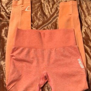 Gymshark ombré pink leggings